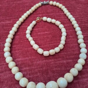 Collana e bracciale vintage bigiotteria