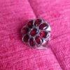Anello donna vintage 9 petali corniola - immagine 4