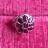 Anello donna vintage 9 petali corniola - immagine 3